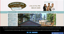 Desktop Screenshot of flatheadlakehomes.com